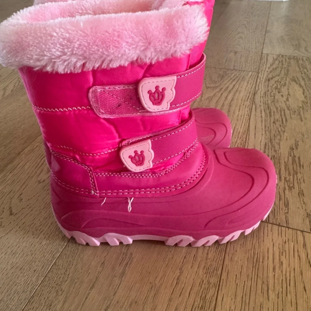 Nova Mountain Girls Snow Boots Pink Size 1